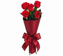 Букет 5 Красных роз Эдлесс Лав в Авдотьино