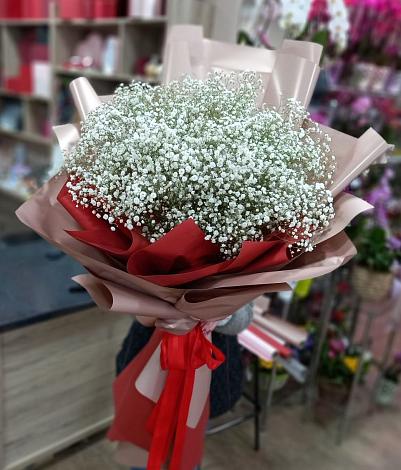 Букет цветов из: Гипсофила в Авдотьино