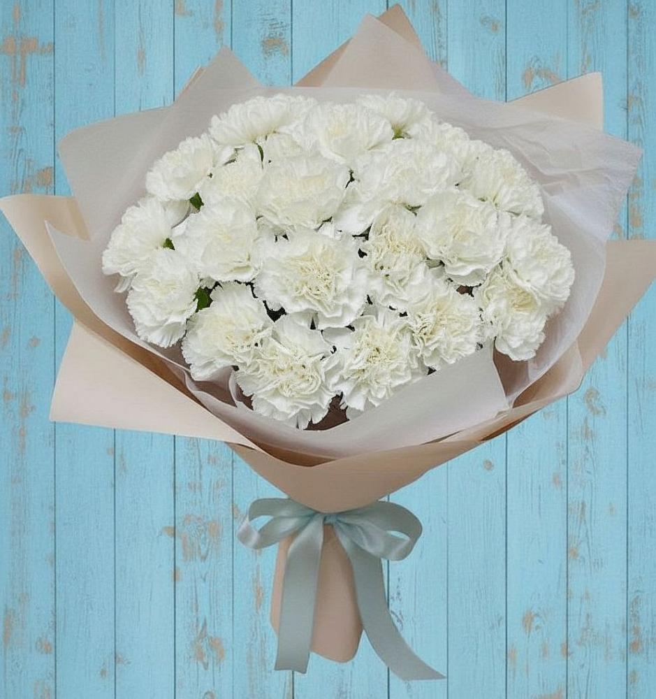 Букет цветов из: Гвоздики в Авдотьино