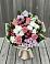 Букет цветов из: Альстромерии, Гвоздики, Розы и Хризантемы в Авдотьино