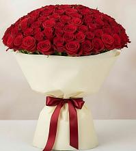 Букет 101 Красная роза Милано в Авдотьино