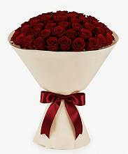 Букет 101 Бордовая роза Блэк Бакарра в Авдотьино