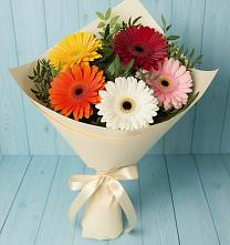 Букет цветов из:  Герберы в Авдотьино