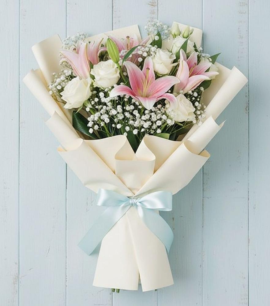 Букет цветов из: Лилии в Авдотьино
