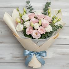 Букет цветов из:  Лизиантусы #REPLACE_PRED# Авдотьино