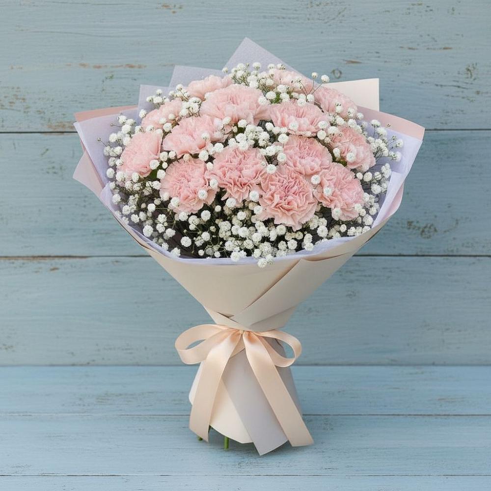 Букет цветов из: Гвоздики в Авдотьино