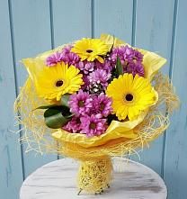 Букет цветов из:  Хризантемы и Герберы в Авдотьино