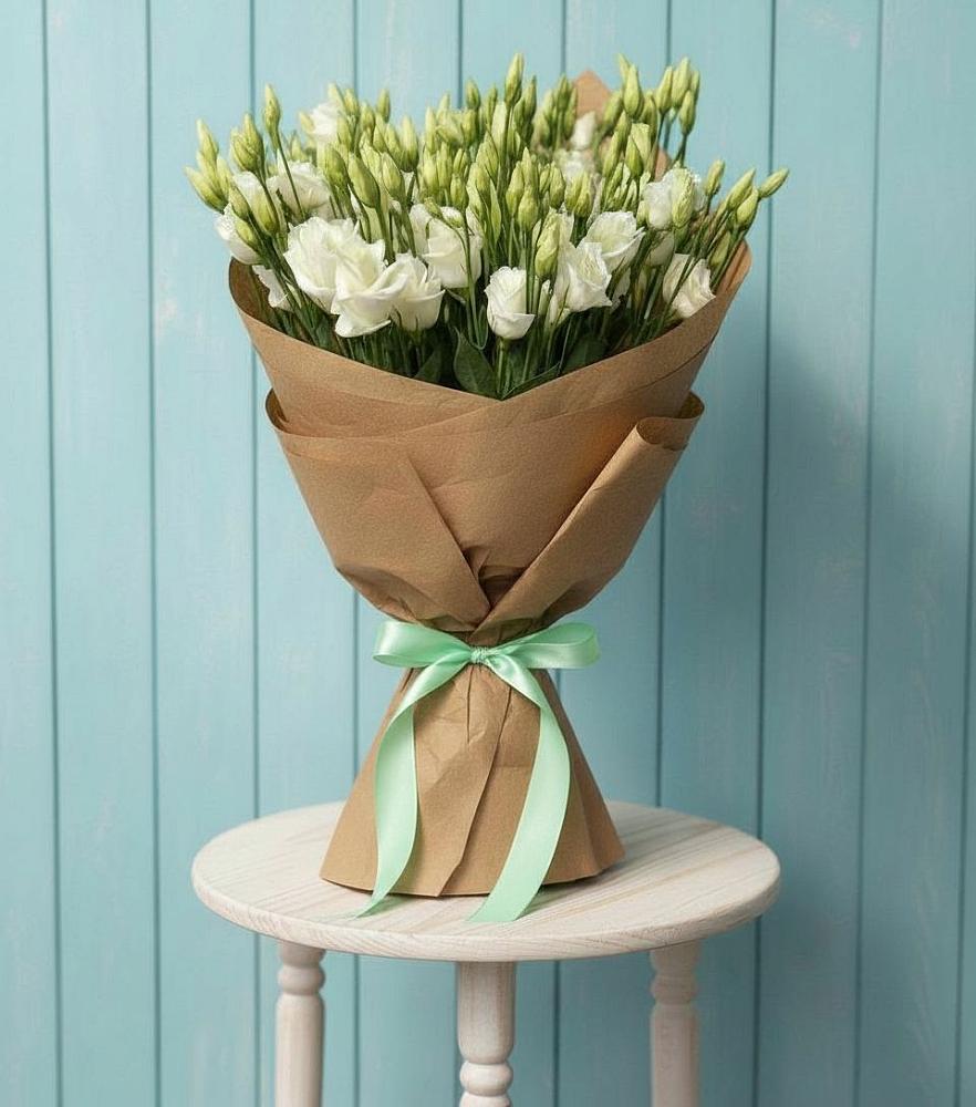 Букет цветов из: Лизиантусы в Авдотьино