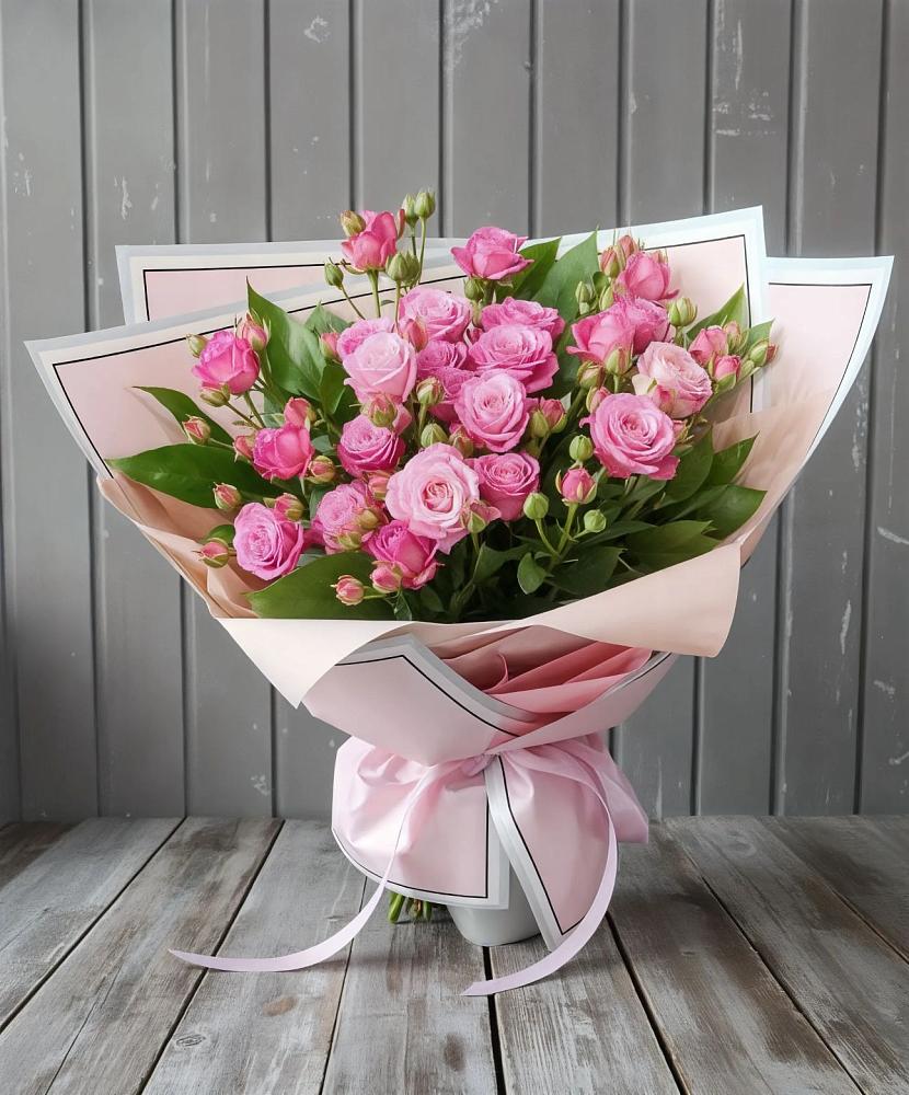 Букет Розовый кустик в Авдотьино