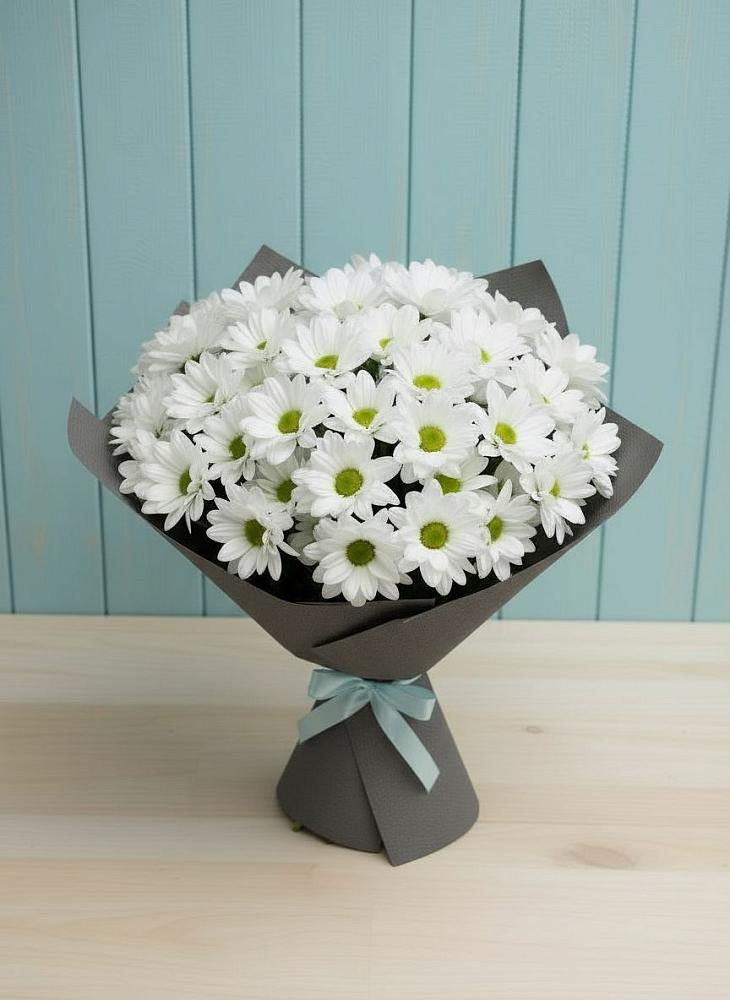 Букет цветов из: Хризантемы в Авдотьино