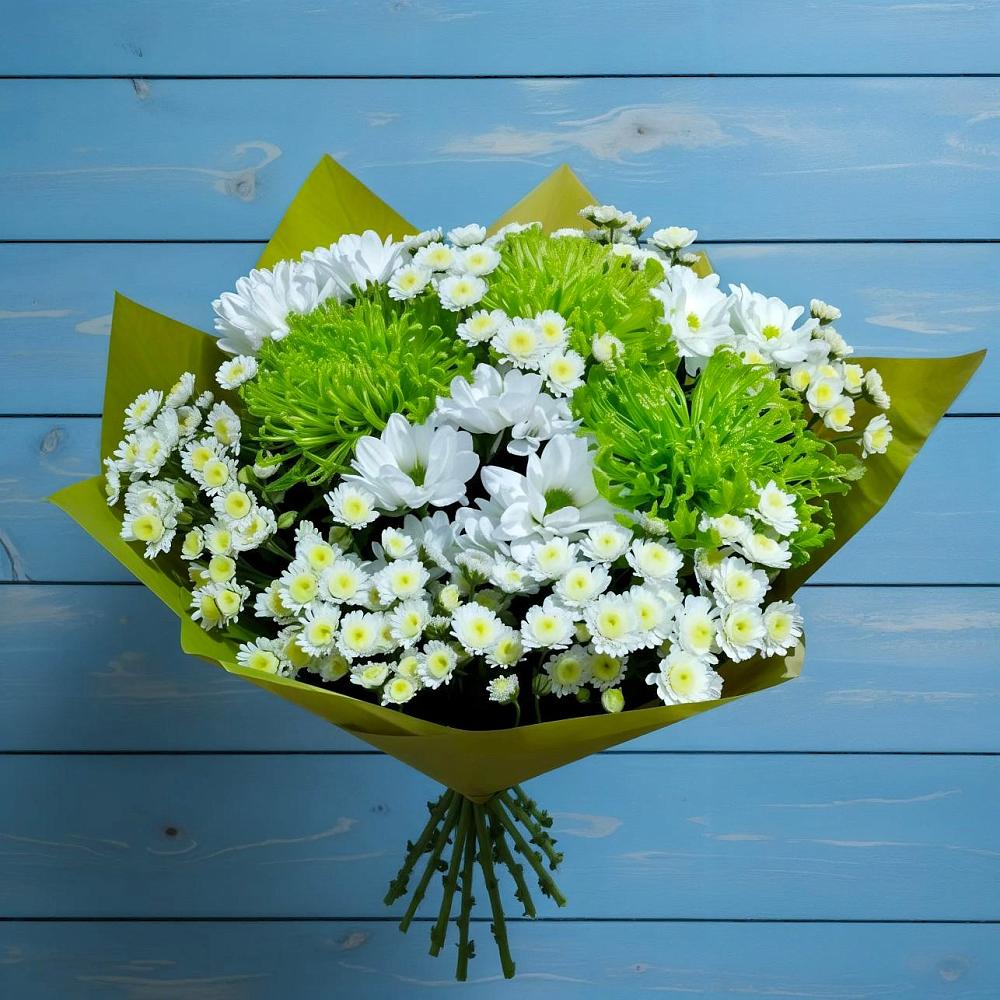 Букет цветов из: Хризантемы в Авдотьино