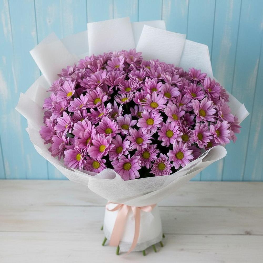 Букет цветов из: Хризантемы в Авдотьино