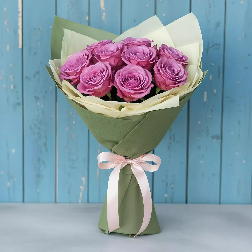 Букет Розы Фёрст Леди в Авдотьино