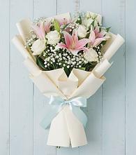 Букет цветов из:  Лилии в Авдотьино