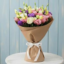 Букет цветов из:  Лизиантусы в Авдотьино